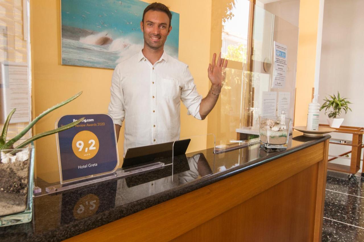 Hotel Greta B&B ريميني المظهر الخارجي الصورة